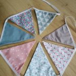 Guirlande de fanions en tissus