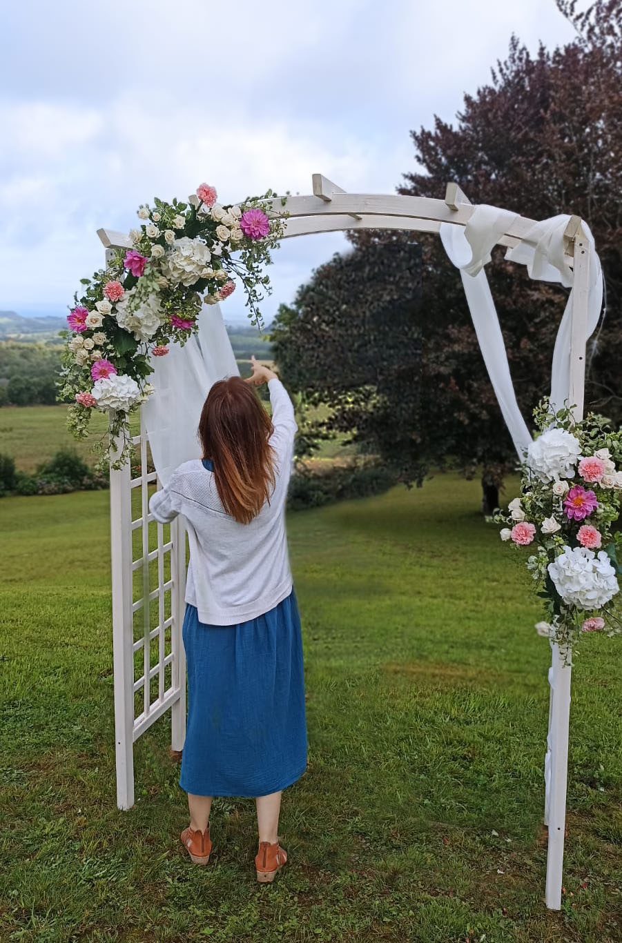Karine, décoratrice évènementielle et brodeuse