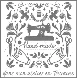 Badge artisanal : fait main en Touraine.