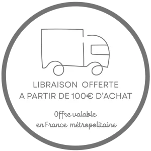 Badge artisanal : livraison offerte dès 100 €.