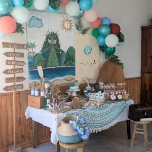 Décoration anniversaire “Maui et Vaiana” - Pack complet