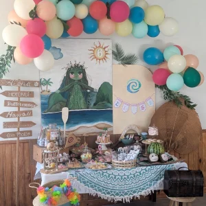 Décoration anniversaire “Vaiana” - Pack complet