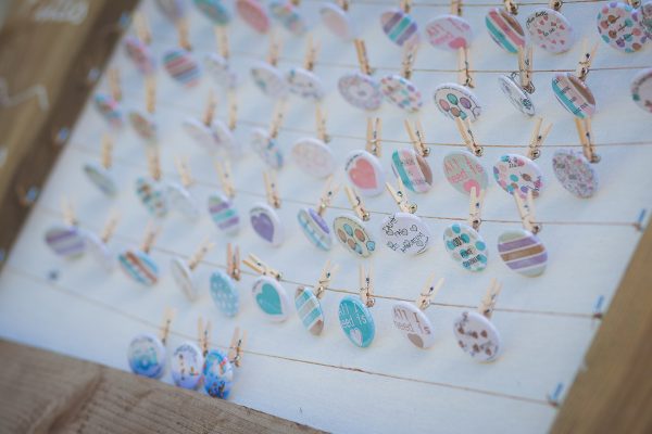 Décoration mariage badges