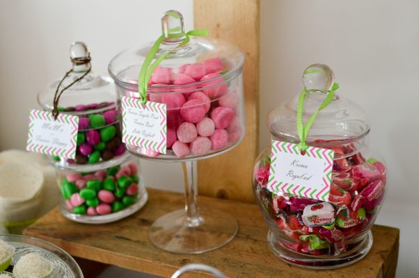 Sweet table thème "Panda girly" pour fête d'anniversaire d'enfant
