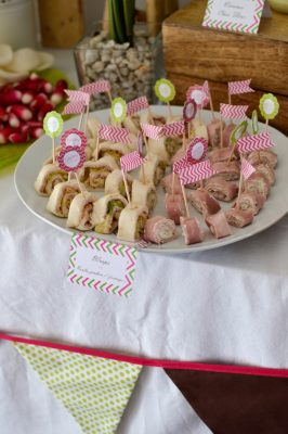 Sweet table thème "Panda girly" pour fête d'anniversaire d'enfant